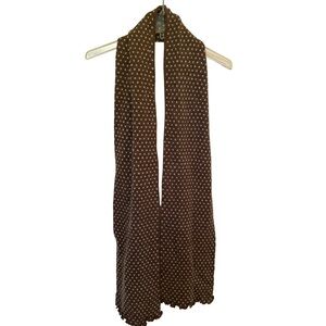 Brown Dot Scarf
